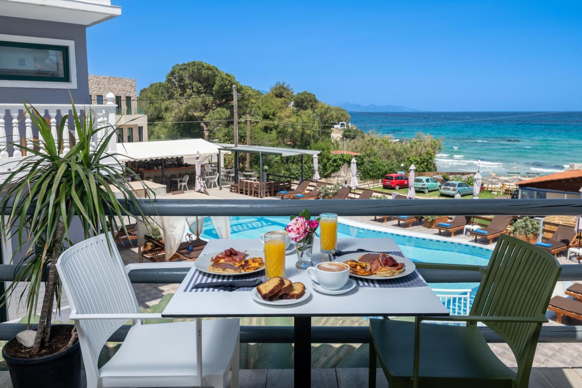 Amarylis Beachfront Studios Amoudi Exterior foto